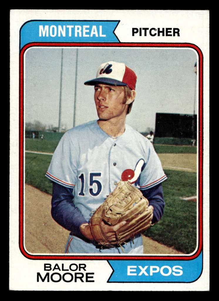 1974 Topps #453 Balor Moore Ex-Mint  ID: 464504