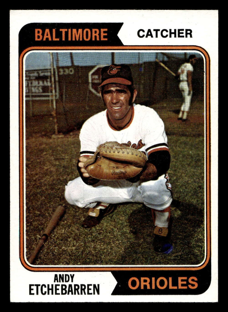 1974 Topps #488 Andy Etchebarren Near Mint  ID: 464622