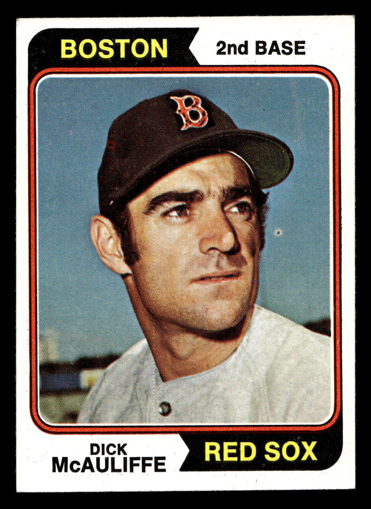 1974 Topps #495 Dick McAuliffe Ex-Mint  ID: 464647