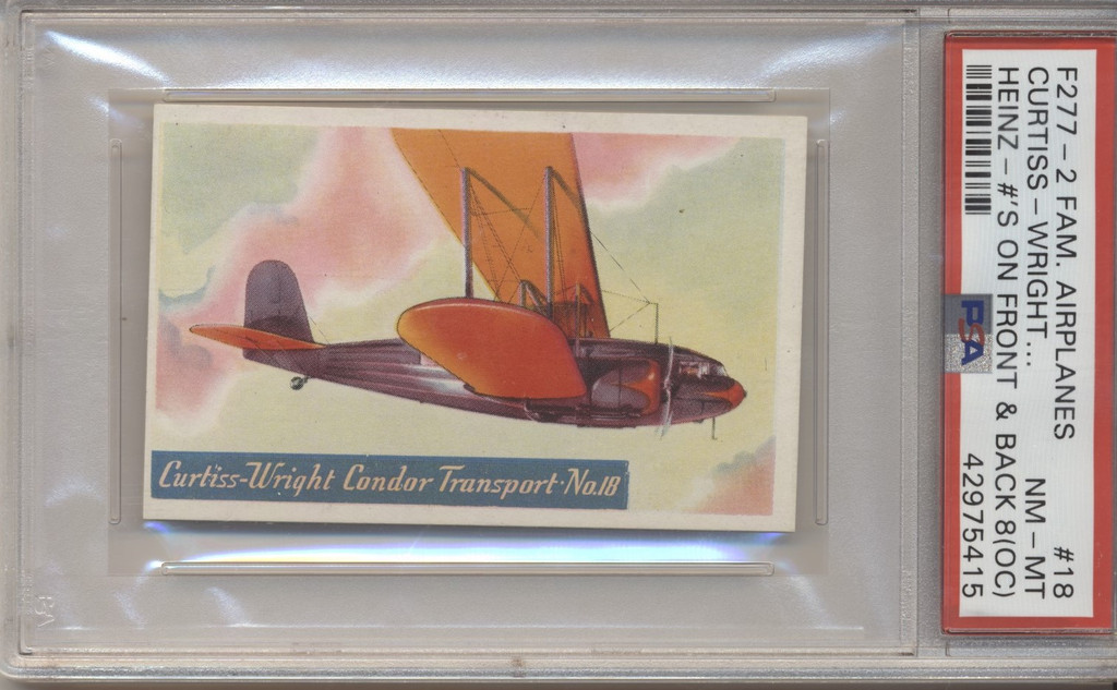 1939 F277-1 Famous Airplanes #2 Boeing 247=D  Transport  PSA 7 NM  #*sku36450