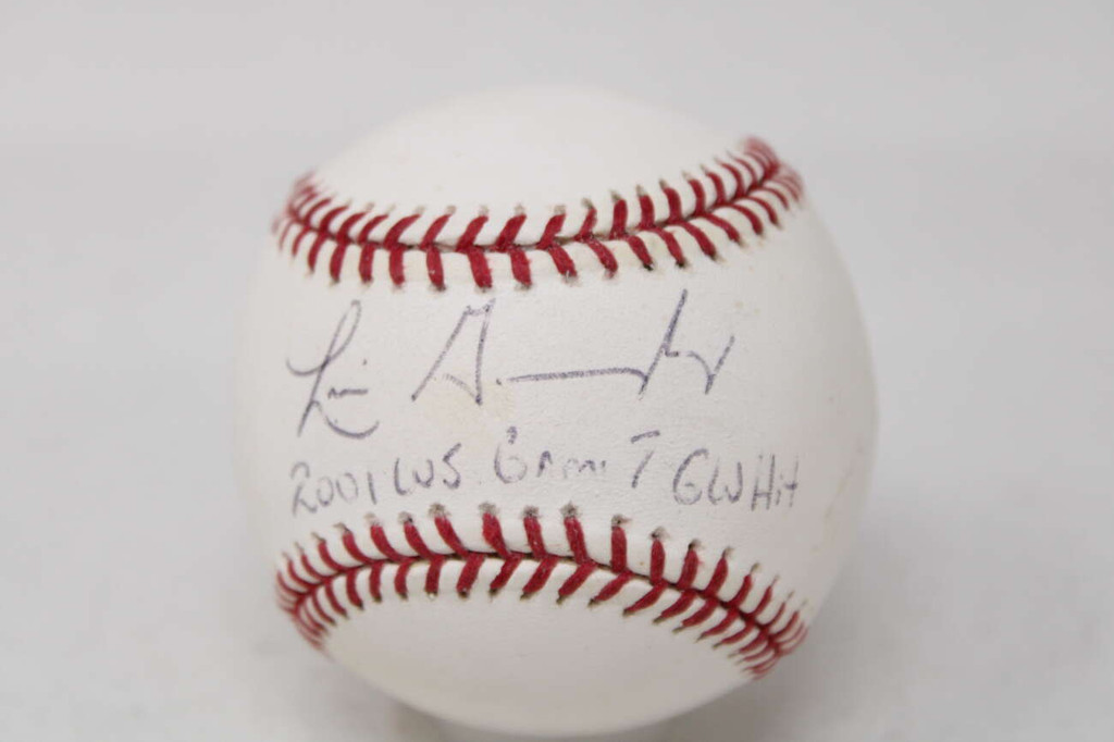 Luis Gonzalez PSA/DNA Signed Auto Baseball Diamondbacks 2001 WS Game 7 GW Hit