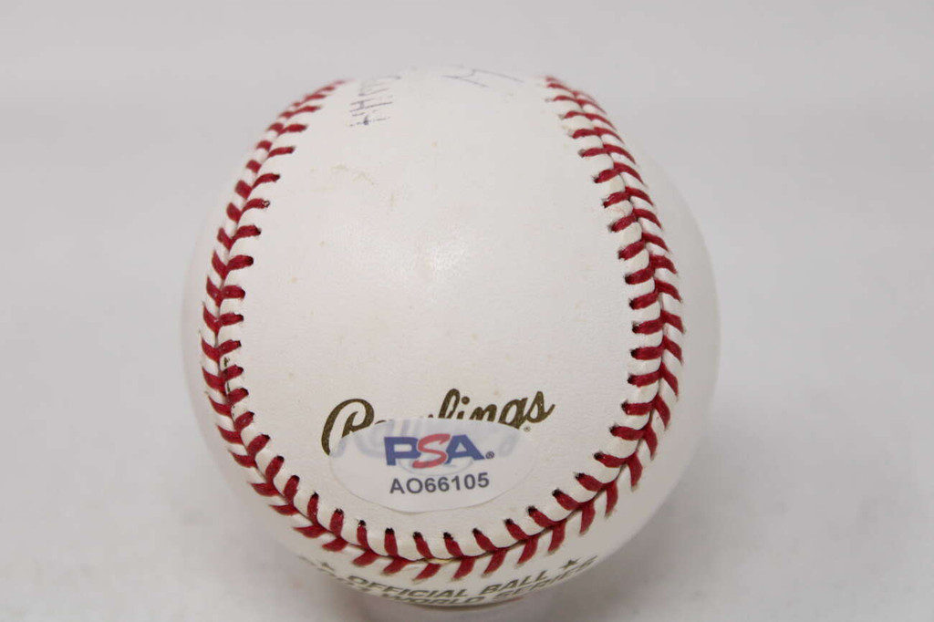 Luis Gonzalez PSA/DNA Signed Auto Baseball Diamondbacks 2001 WS Game 7 GW Hit