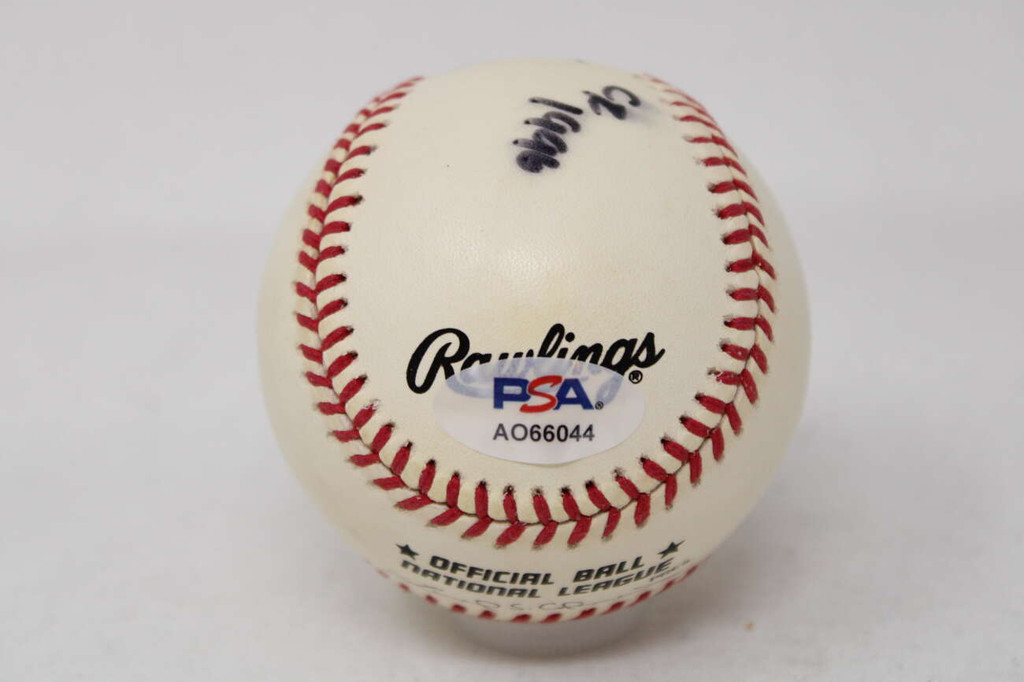 Don Baylor PSA/DNA Signed Auto Baseball Rockies CR 1996