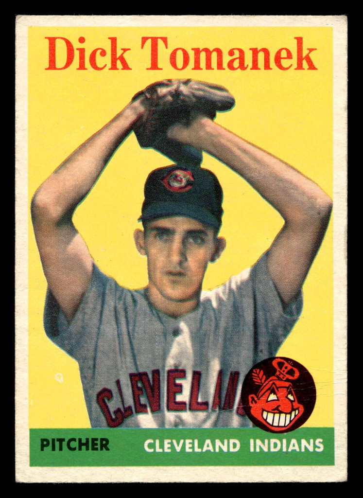 1958 Topps #123 Dick Tomanek Very Good RC Rookie  ID: 465966