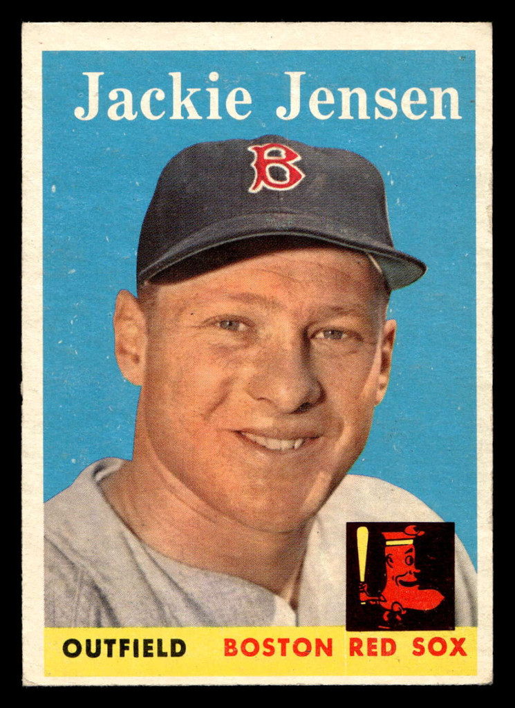 1958 Topps #130 Jackie Jensen UER Ex-Mint  ID: 465980