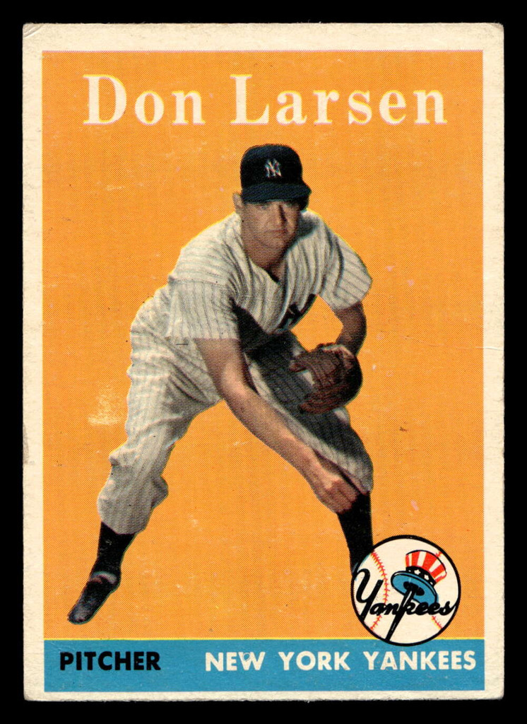 1958 Topps #161 Don Larsen Very Good  ID: 466038