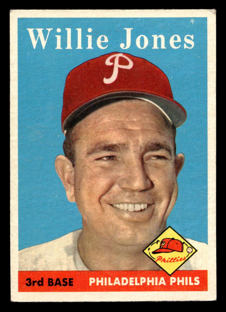 1958 Topps #181 Willie Jones Excellent 