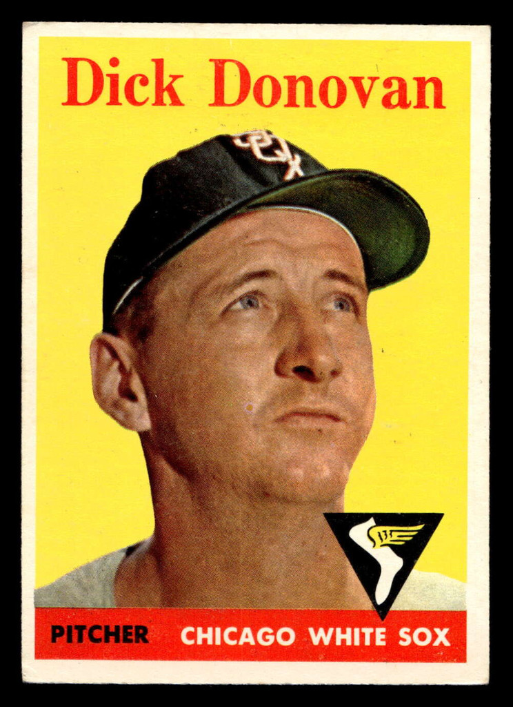 1958 Topps #290 Dick Donovan Excellent+  ID: 466193