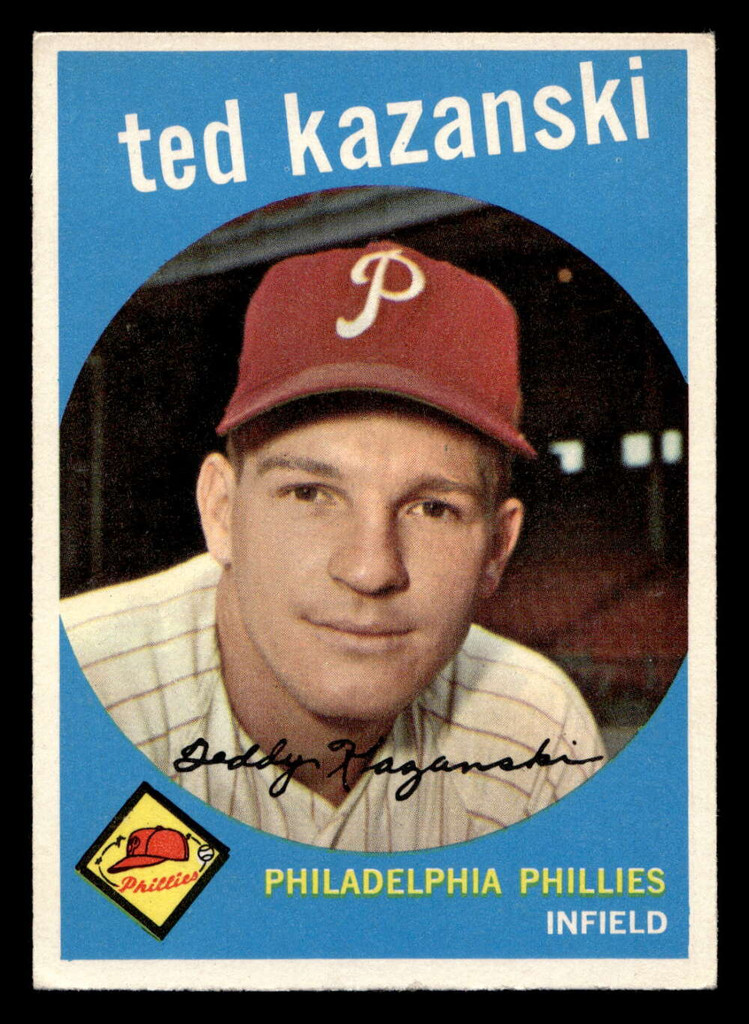 1959 Topps #99 Ted Kazanski Excellent+  ID: 466753