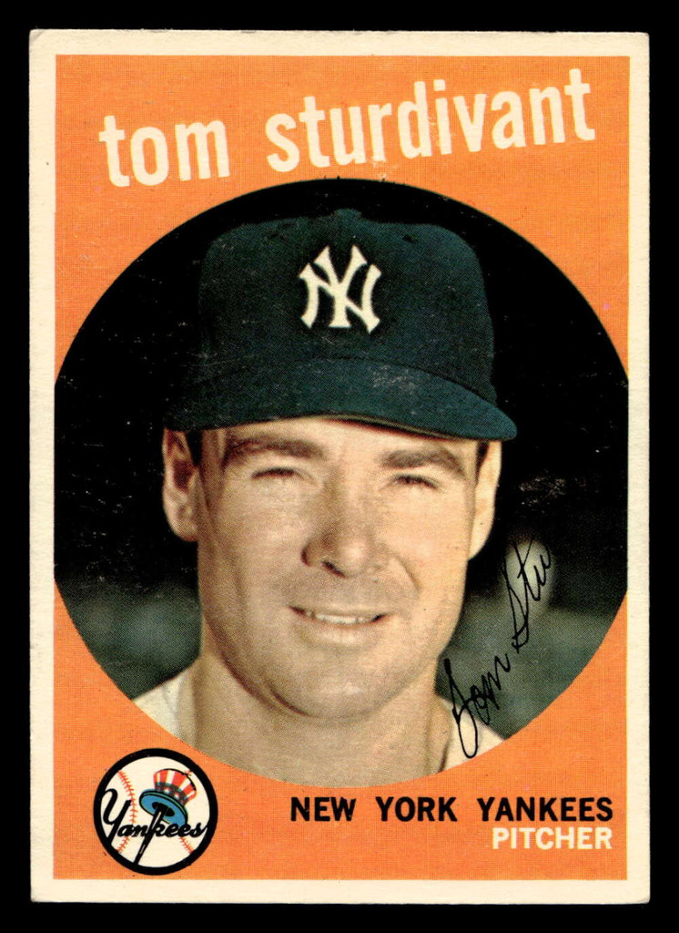 1959 Topps #471 Tom Sturdivant Excellent+  ID: 467213