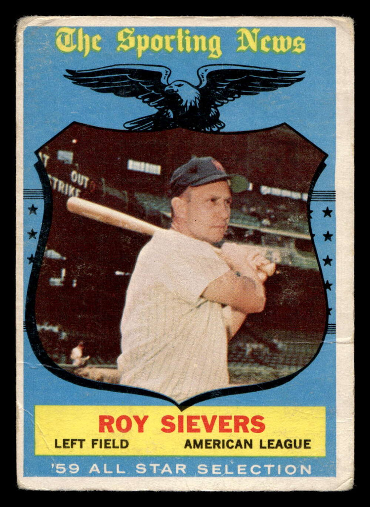 1959 Topps #566 Roy Sievers AS G-VG 