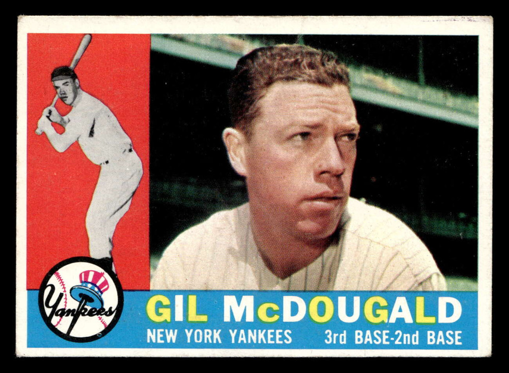 1960 Topps #247 Gil McDougald Excellent 