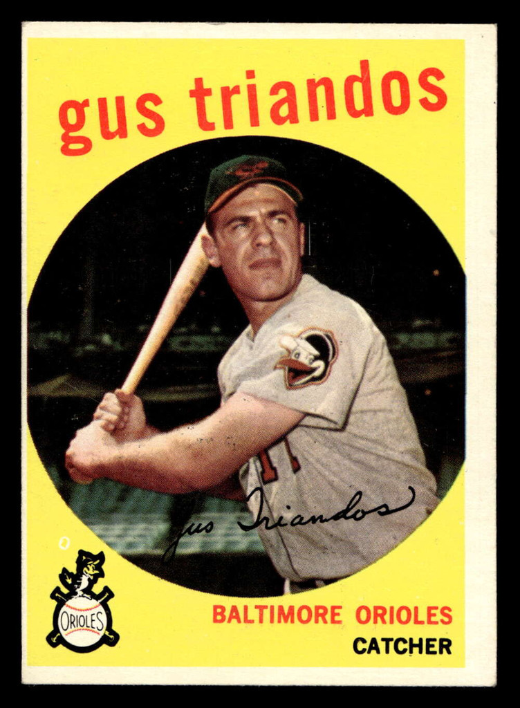1959 Topps #330 Gus Triandos UER Excellent  ID: 468393