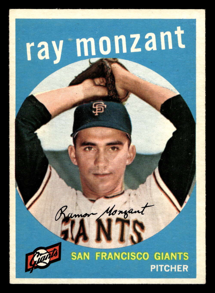 1959 Topps #332 Ray Monzant Near Mint  ID: 468395