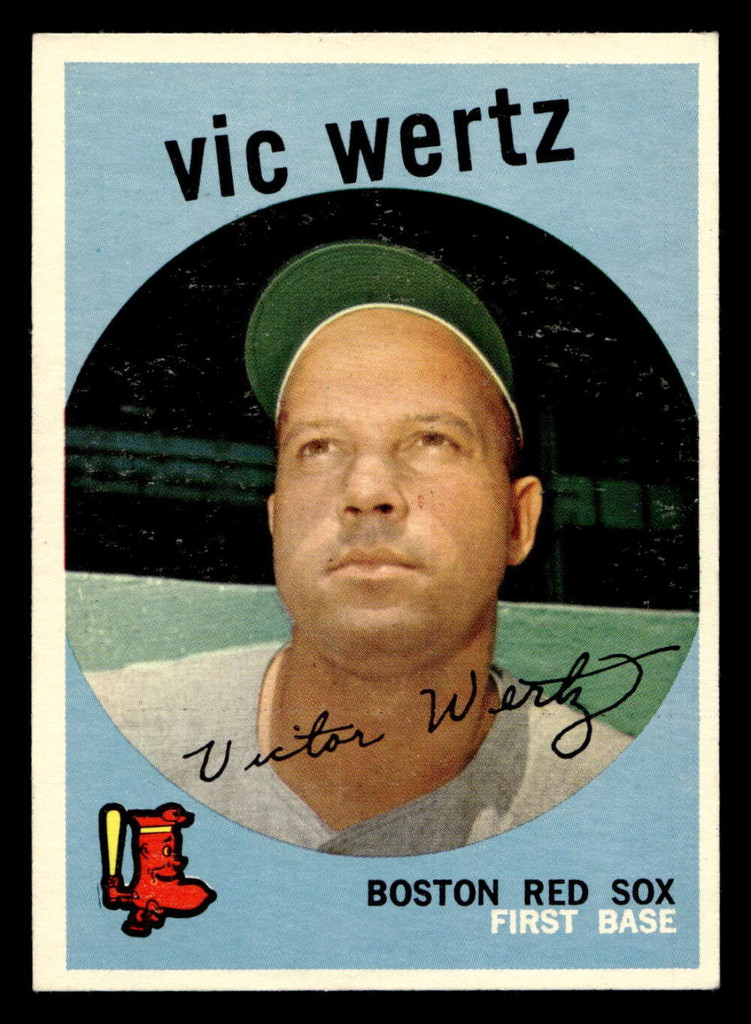 1959 Topps #500 Vic Wertz Ex-Mint  ID: 468485