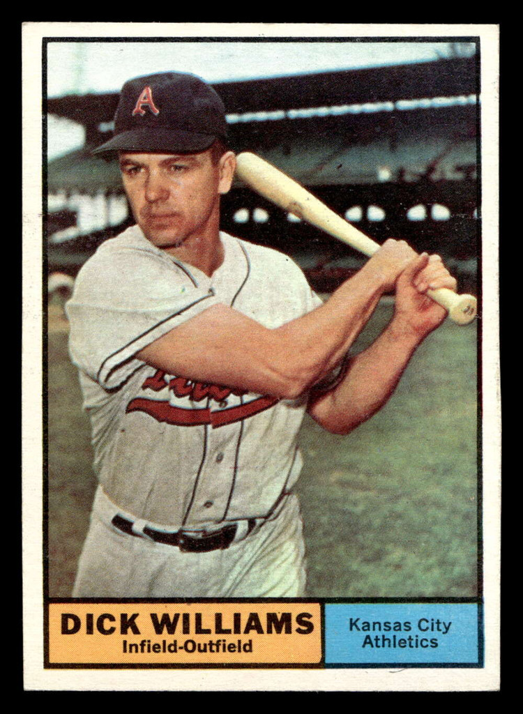 1961 Topps #8 Dick Williams Excellent+  ID: 468544