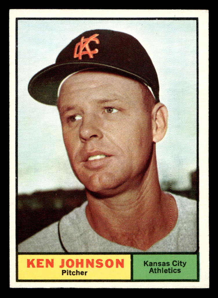 1961 Topps #24 Ken Johnson Ex-Mint  ID: 468573