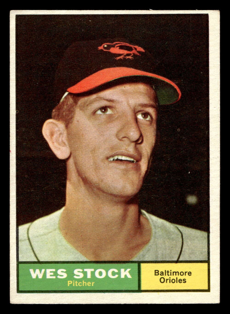 1961 Topps #26 Wes Stock Excellent+  ID: 468579