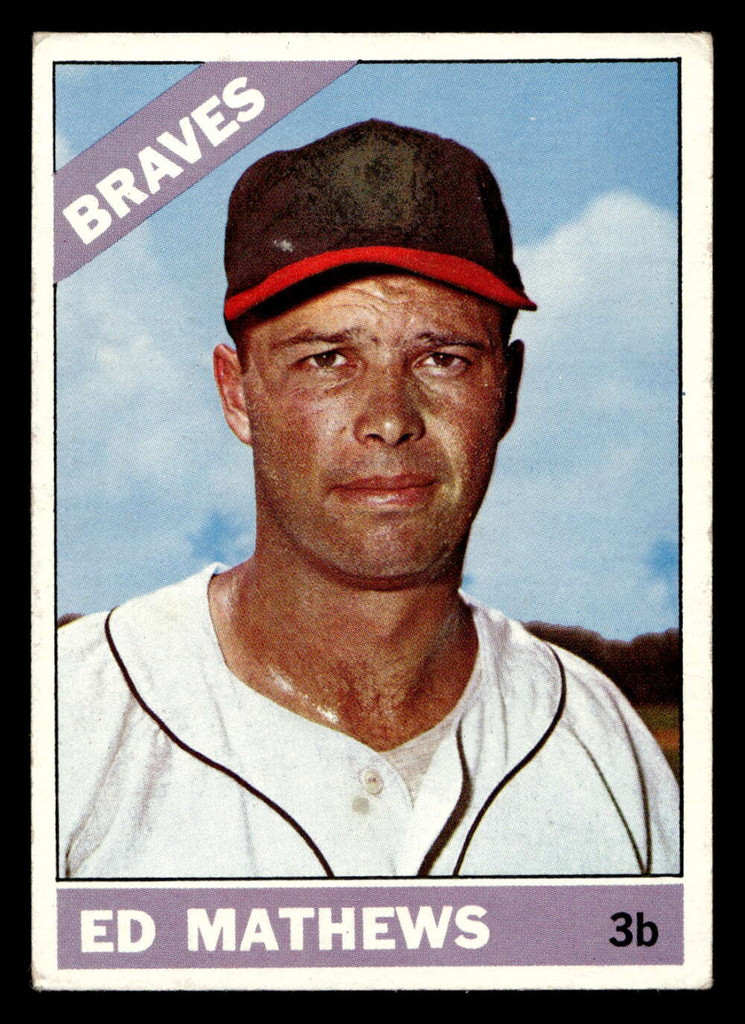 1966 Topps #200 Eddie Mathews Very Good  ID: 469216