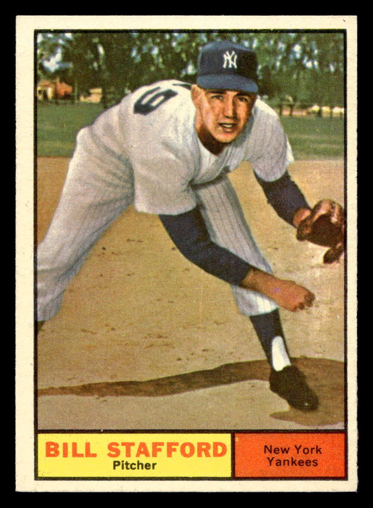 1961 Topps #213 Bill Stafford Near Mint RC Rookie  ID: 469525