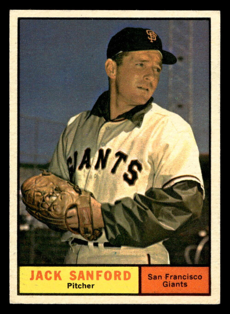 1961 Topps #258 Jack Sanford Excellent+  ID: 469652