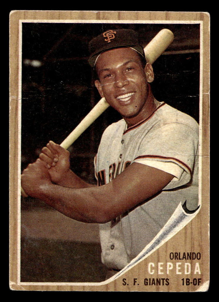 1962 Topps #40 Orlando Cepeda Good  ID: 470236