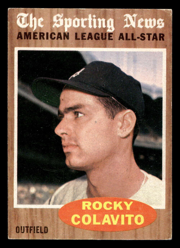 1962 Topps #472 Rocky Colavito AS Excellent+  ID: 470963