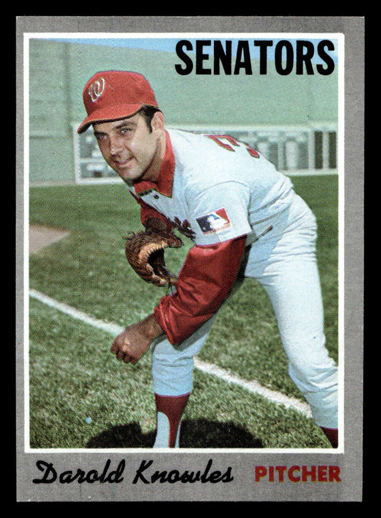 1970 Topps #106 Darold Knowles Near Mint+  ID: 471278