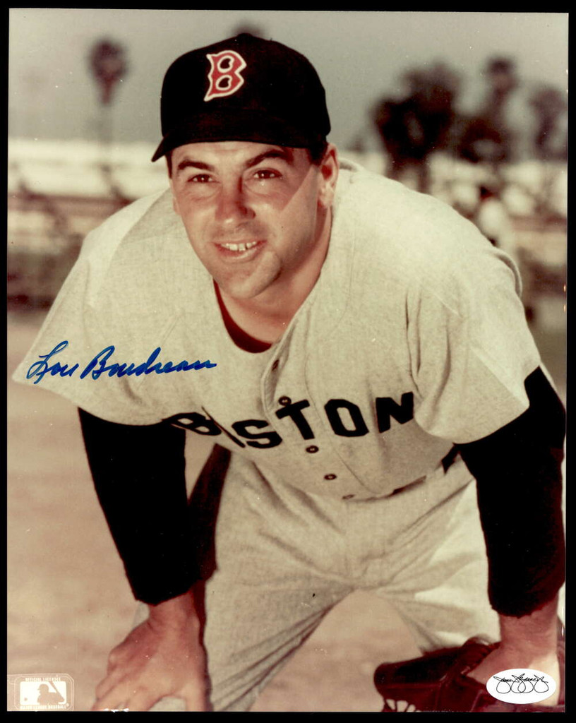 Lou Boudreau Photo Signed Auto JSA Authenticated Red Sox