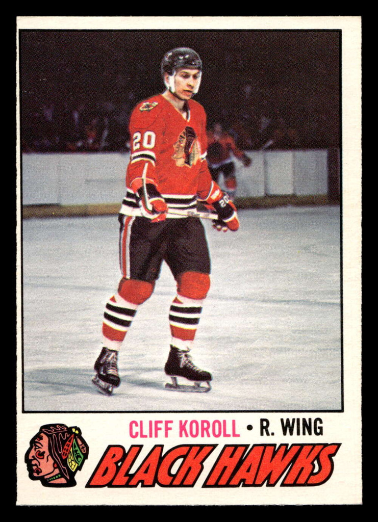 1977-78 O-Pee-Chee #146 Cliff Koroll Near Mint OPC 