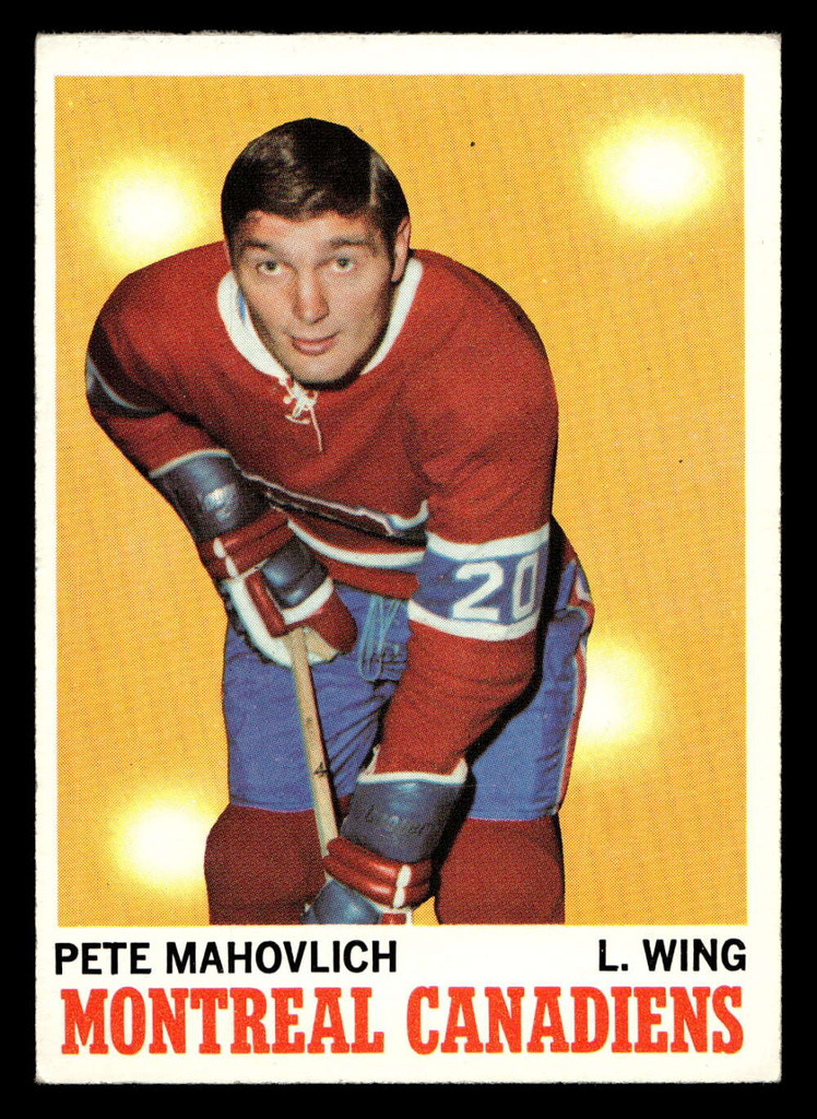 1970-71 Topps #58 Pete Mahovlich Ex-Mint  ID: 473558