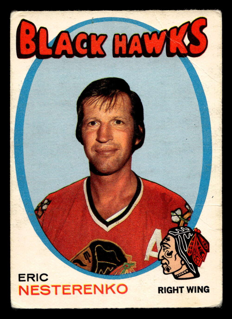 1971-72 O-Pee-Chee #213 Eric Nesterenko G-VG 