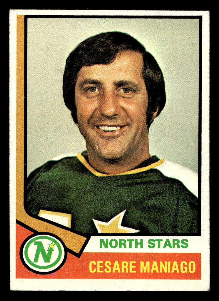 1974-75 Topps #26 Cesare Maniago Ex-Mint  ID: 475090