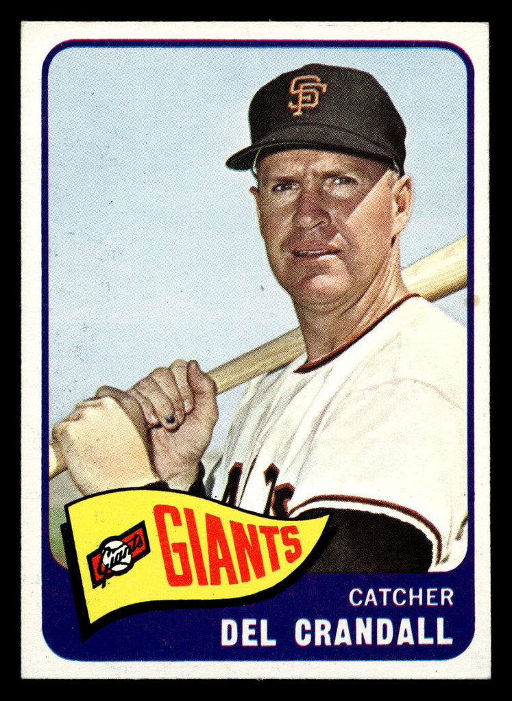 1965 Topps #68 Del Crandall Ex-Mint SET BREAK 