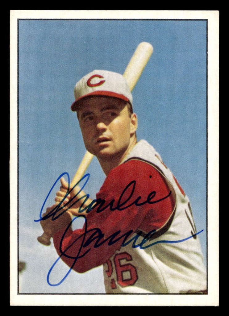 1978 TCMA The 1960's I #292 Charley James Near Mint Auto Signed 