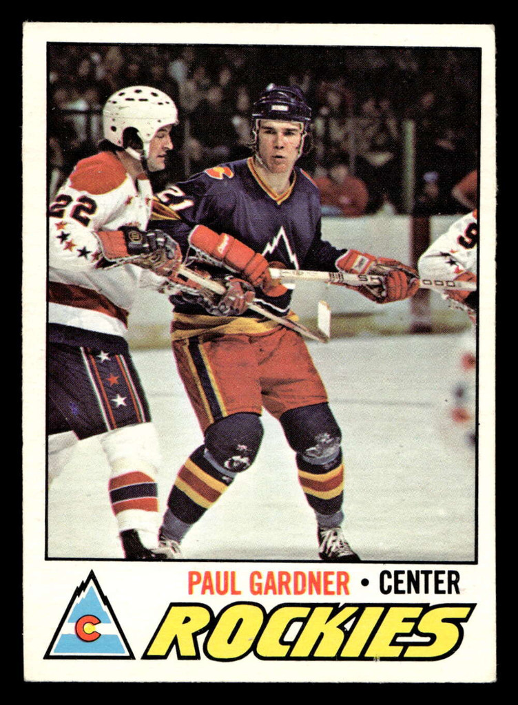 1977-78 O-Pee-Chee #24 Paul Gardner Excellent+ RC Rookie 
