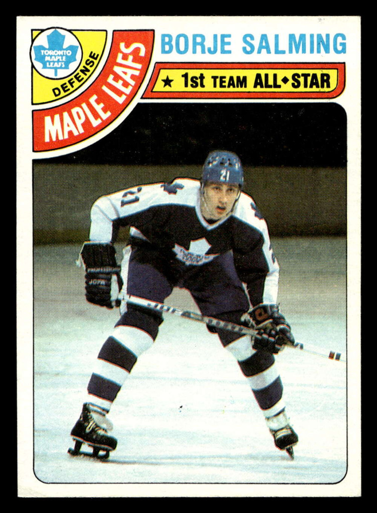 1978-79 Topps #240 Borje Salming AS Near Mint 