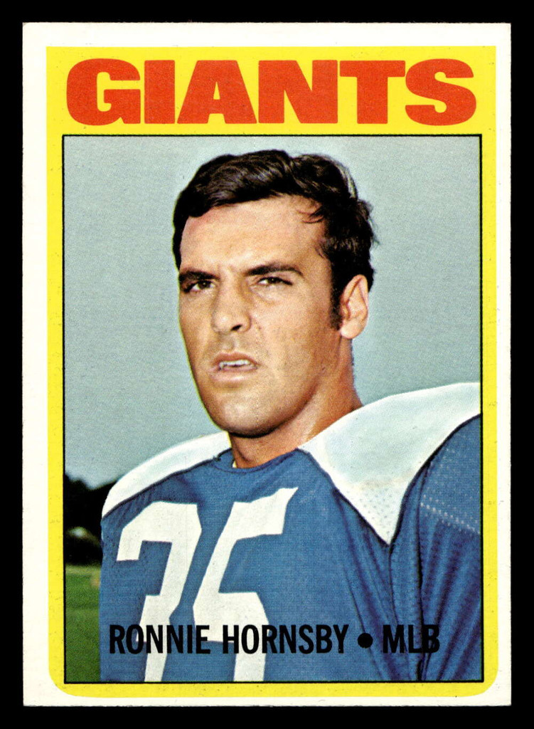 1972 Topps #16 Ron Hornsby Near Mint  ID: 480910