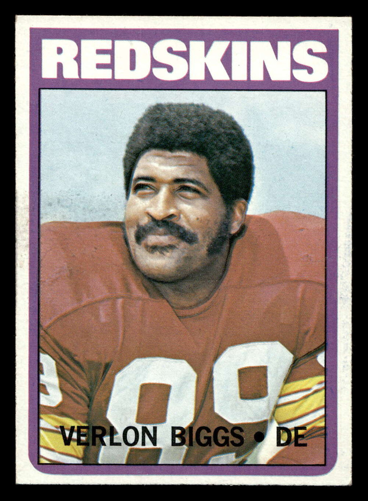 1972 Topps #72 Verlon Biggs Ex-Mint  ID: 481192