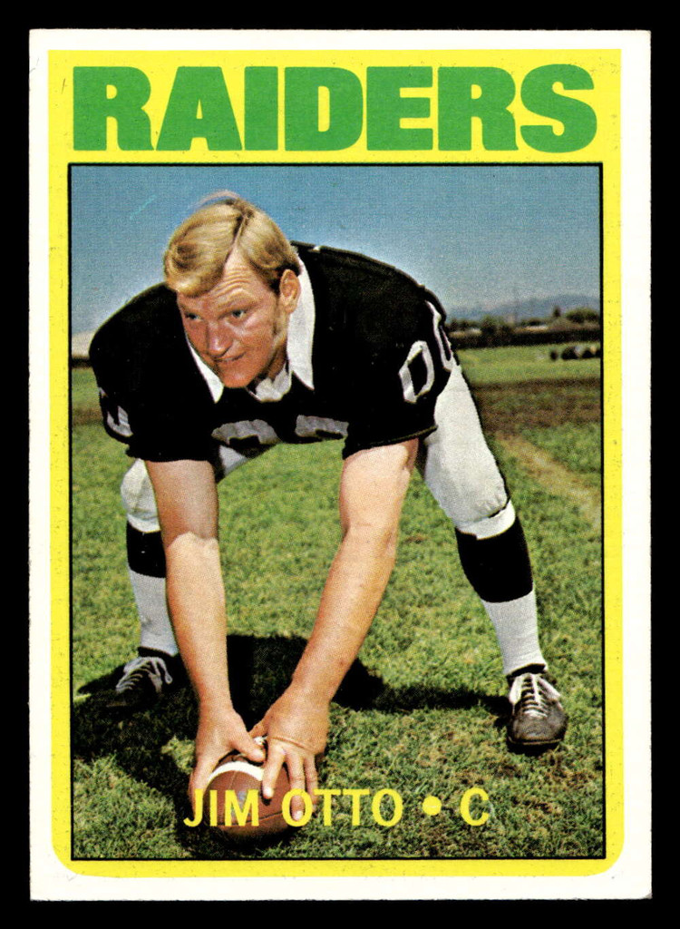 1972 Topps #86 Jim Otto Ex-Mint  ID: 481263