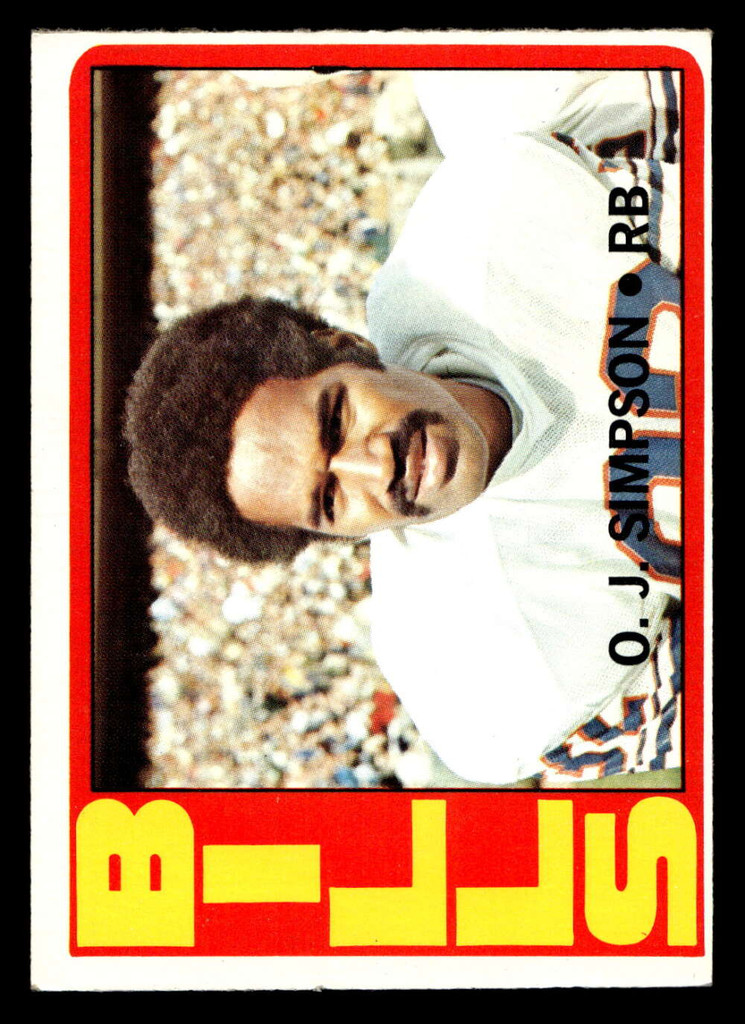 1972 Topps #160 O.J. Simpson Ex-Mint  ID: 481623
