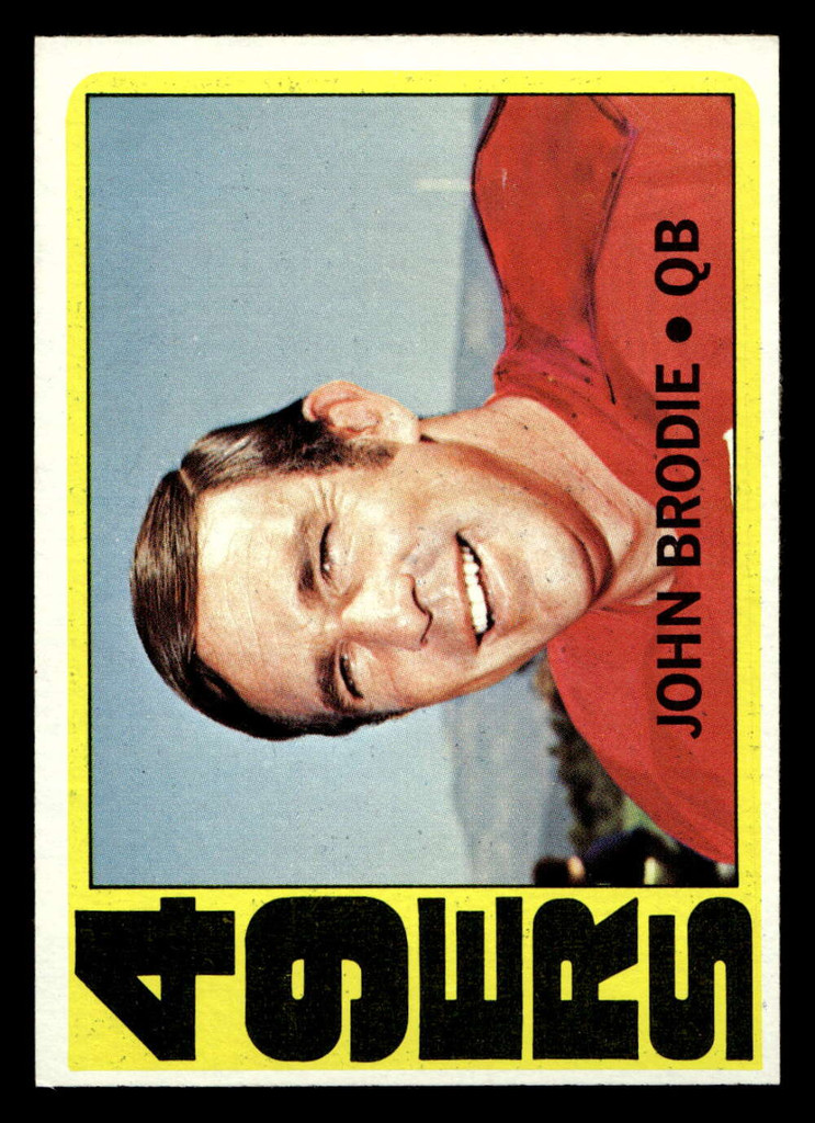 1972 Topps #220 John Brodie Near Mint+  ID: 481921