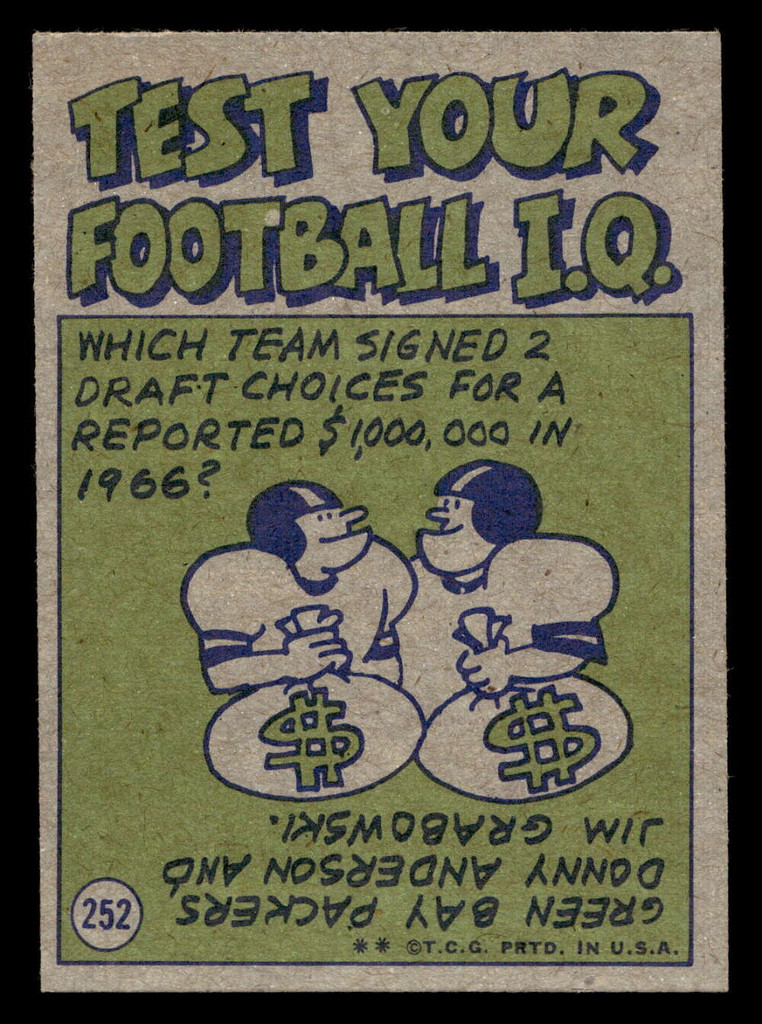 1972 Topps #252 George Farmer IA Ex-Mint  ID: 482319