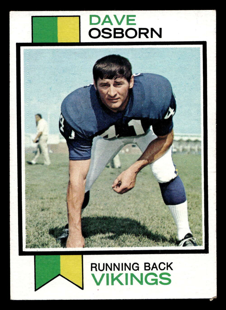 1973 Topps #176 Dave Osborn Ex-Mint  ID: 483164
