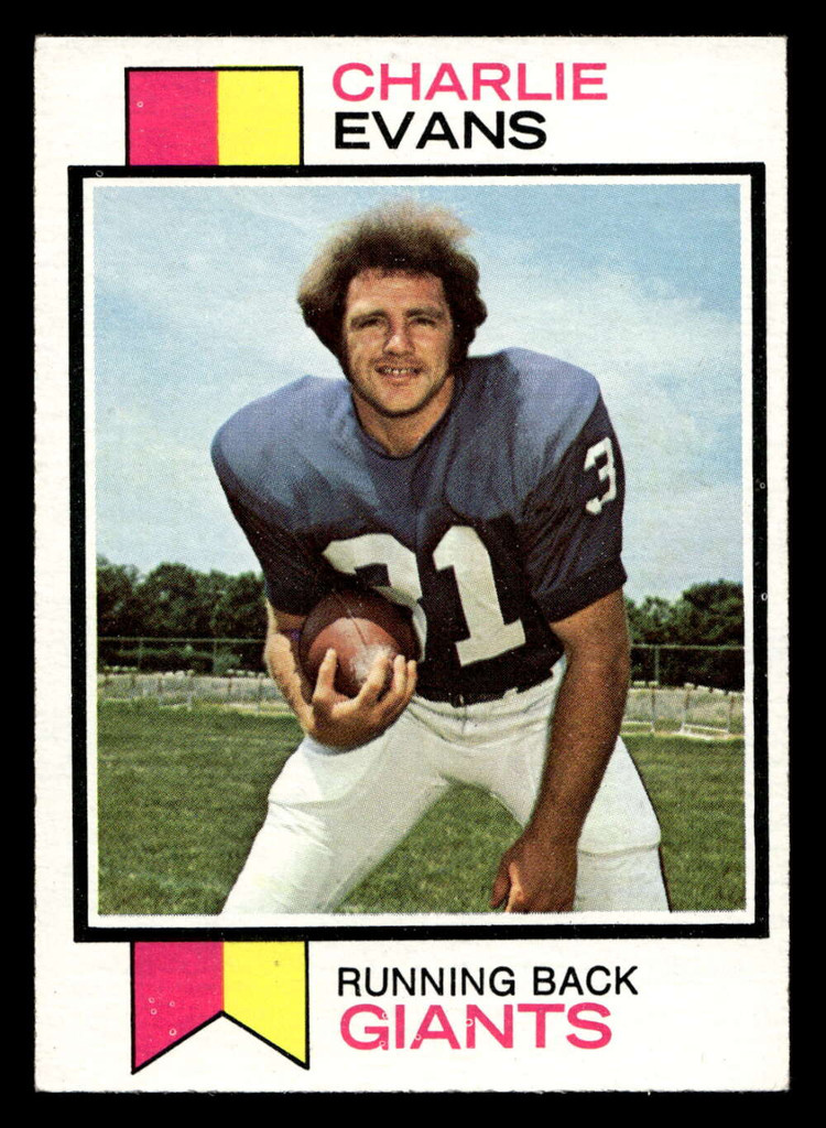 1973 Topps #184 Charlie Evans Ex-Mint  ID: 483204