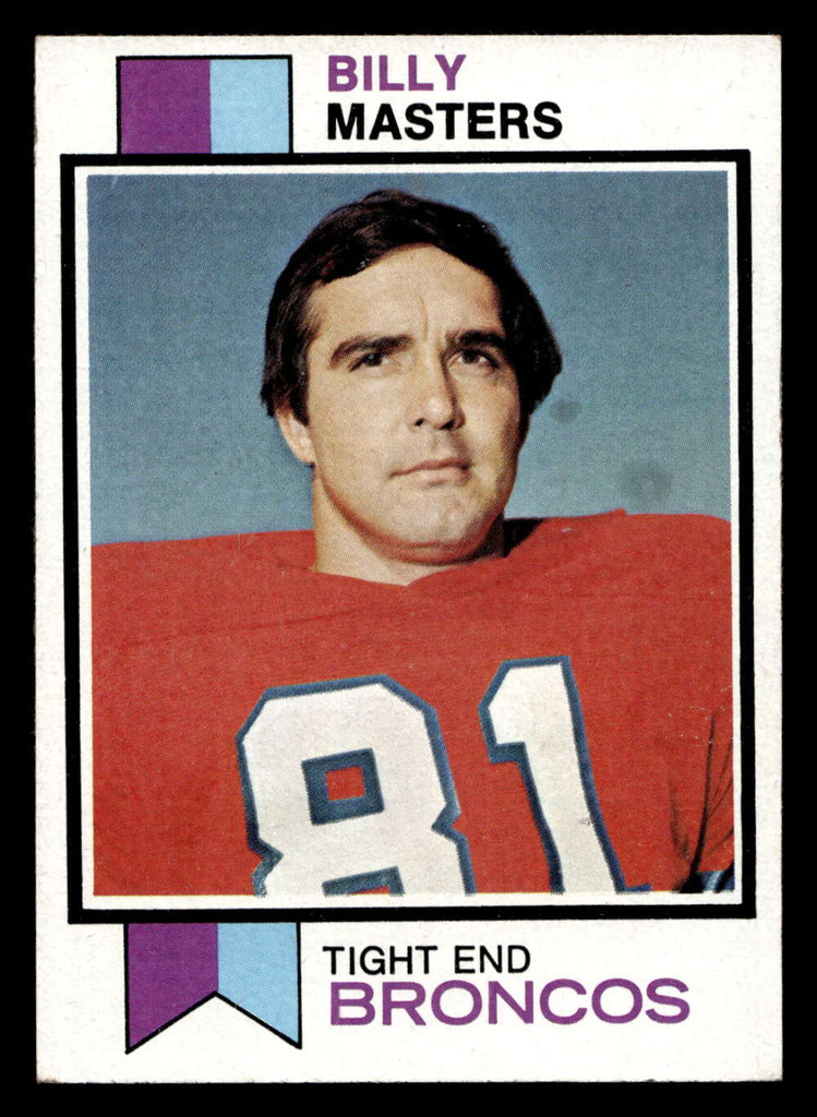 1973 Topps #242 Billy Masters Ex-Mint  ID: 483485