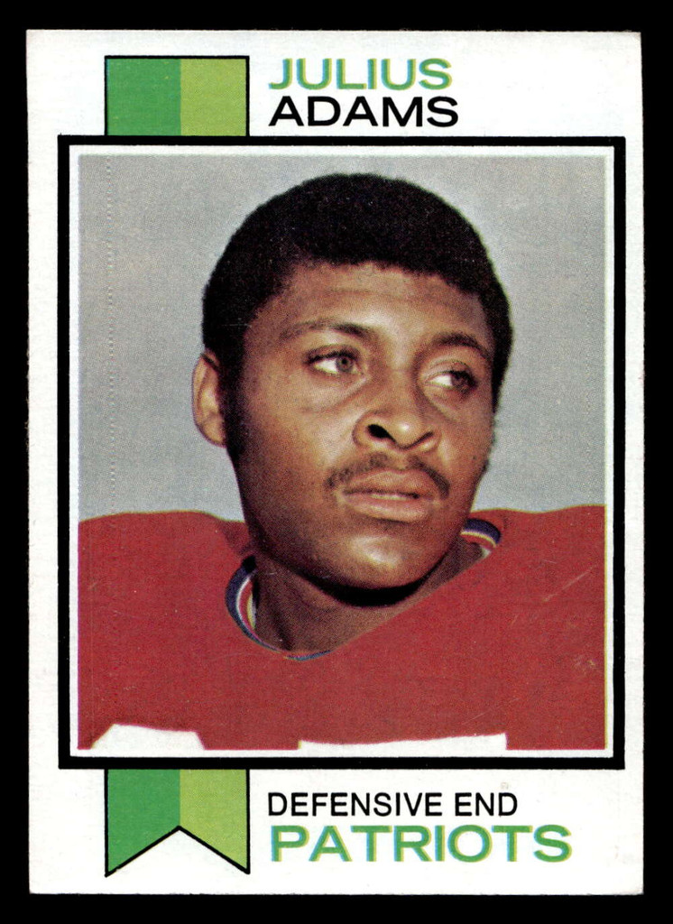 1973 Topps #278 Julius Adams Ex-Mint  ID: 483656