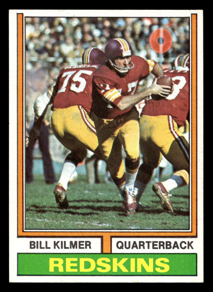 1974 Topps #58 Billy Kilmer Near Mint  ID: 484994