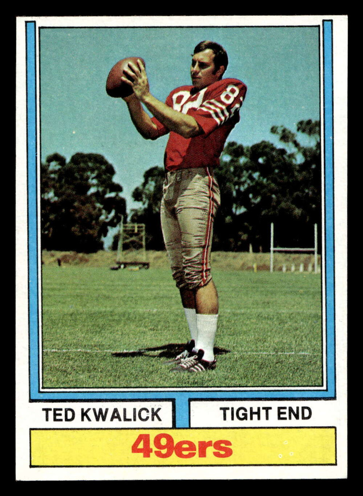 1974 Topps #78 Ted Kwalick Near Mint  ID: 485067