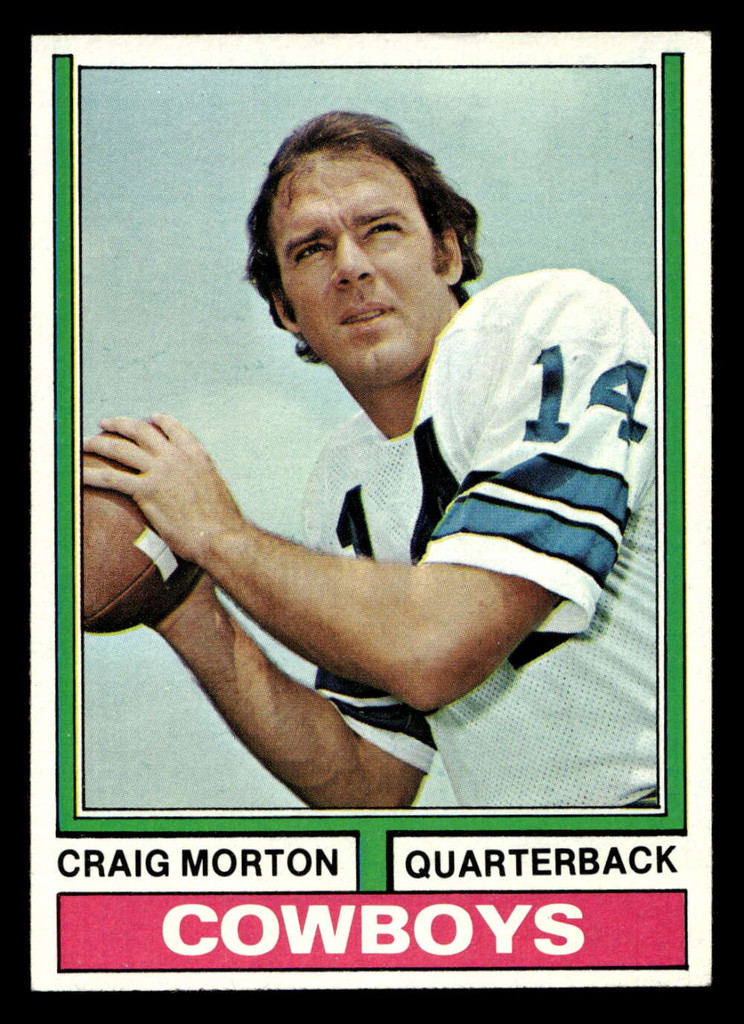 1974 Topps #161 Craig Morton Ex-Mint  ID: 485339